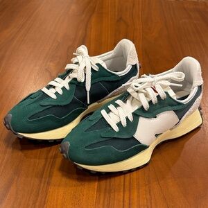 New Balance Green and White Athletic Shoes
